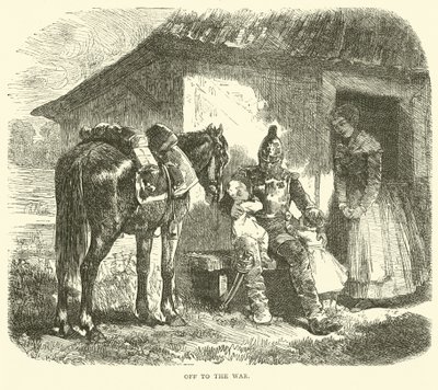 Ut i kriget, oktober 1870 av English School