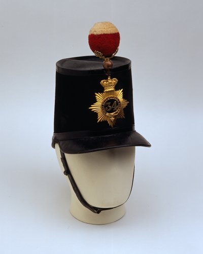 Officers shako, 1855 års mönster av English School