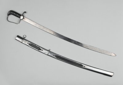 Officerssvärd, 51:a foten, ca 1809 (stål med trägrepp) av English School