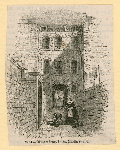 Old Academy i St Martins Lane, London av English School