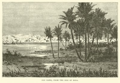 Gamla Kairo, från Isle of Roda av English School
