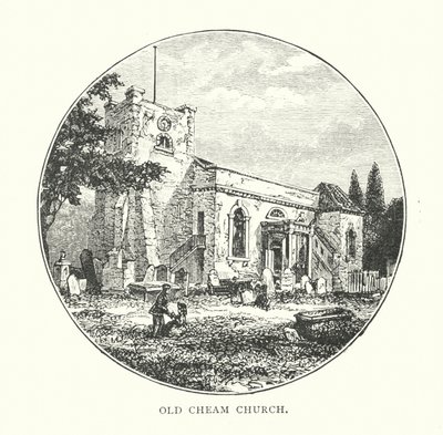 Old Cheam Church (gravyr) av English School