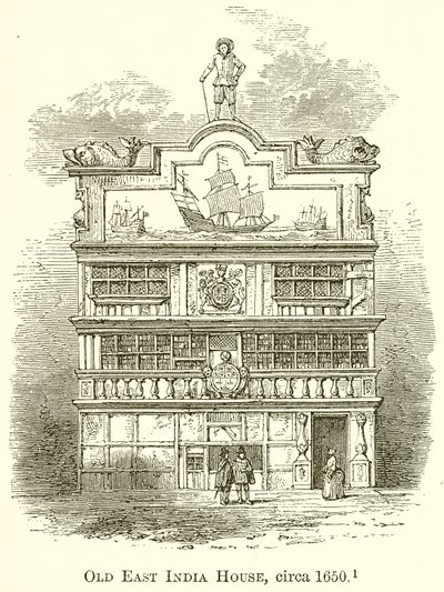 Old East India House, cirka 1650 av English School