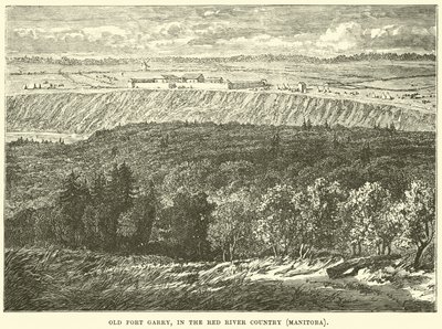 Gamla Fort Garry, i Red River Country, Manitoba av English School