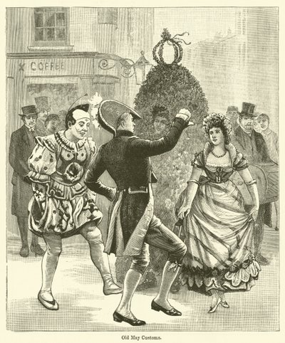 Old May Customs (gravyr) av English School