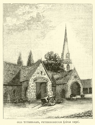Old Tithebarn, Peterborough, cirka 1250 av English School