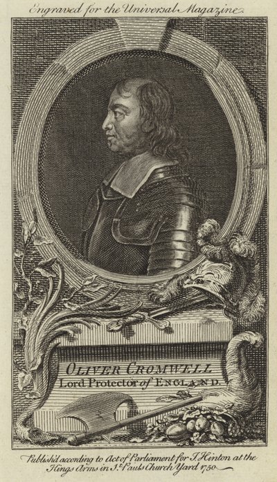 Oliver Cromwell, Englands Lord Protector av English School