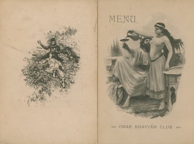 Omar Khayyam Club middagsmeny av English School