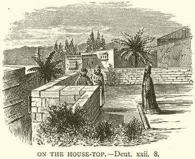 On the House-Top, Deut, xxii, 8 (gravyr) av English School