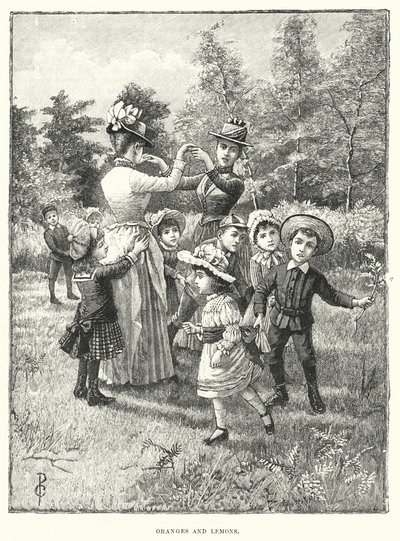 Apelsiner och citroner (gravyr) av English School