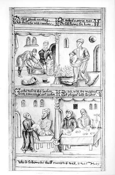 Ordinance of the Bakers of York, 1595-96 av English School