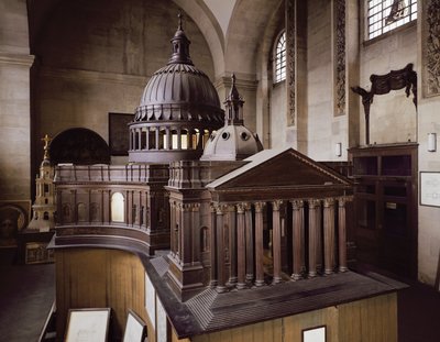 Originaldesign för St. Pauls Cathedral av English School