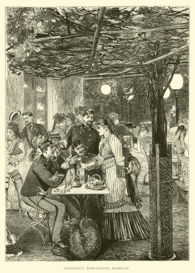 Orlandints Beer-Garden, Florens av English School