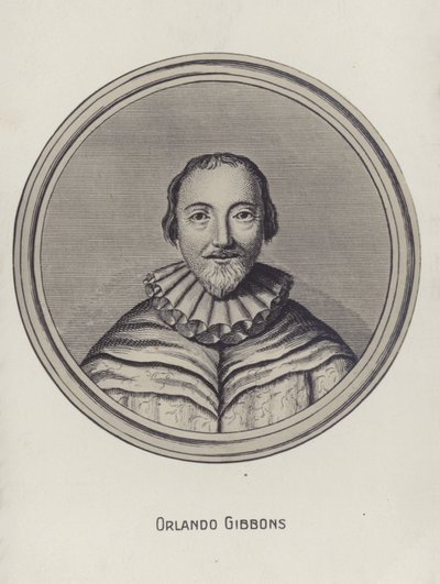 Orlando Gibbons, engelsk engelsk kompositör, virginalist och organist (1583-1625) av English School