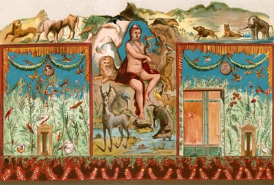 Orpheus charmar djuren av English School