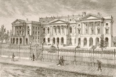 Osgoode Hall, Toronto, Kanada (litho) av English School
