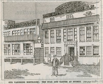 Våra försvinnande vandrarhem: The Star and Garter at Putney av English School
