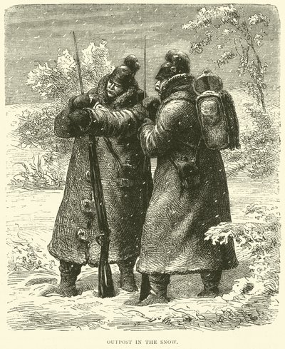 Utpost i snön, oktober 1870 av English School
