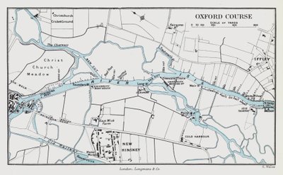 Oxford Course (färgad gravyr) av English School