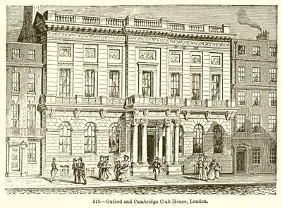 Oxford och Cambridge Club House, London av English School