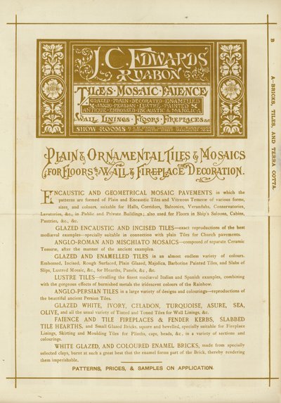 Sida från The Architects, Surveyors and Engineers Compendium 1892 av English School