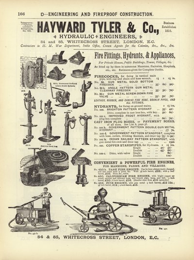 Sida från The Architects, Surveyors and Engineers Compendium 1892 av English School