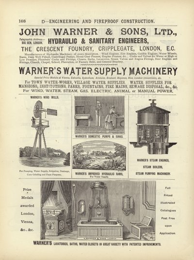 Sida från The Architects, Surveyors and Engineers Compendium 1892 av English School
