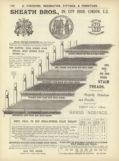 Sida från The Architects, Surveyors and Engineers Compendium 1892 av English School