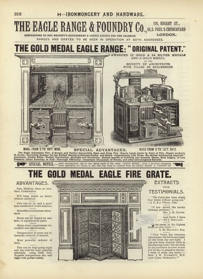 Sida från The Architects, Surveyors and Engineers Compendium 1892 av English School