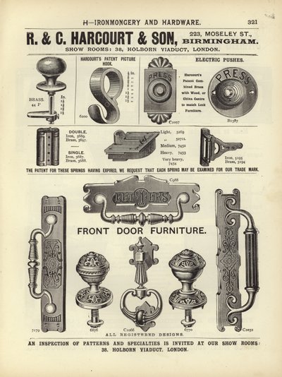 Sida från The Architects, Surveyors and Engineers Compendium 1892 av English School