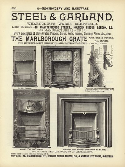 Sida från The Architects, Surveyors and Engineers Compendium 1892 av English School
