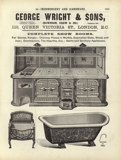 Sida från The Architects, Surveyors and Engineers Compendium 1892 av English School