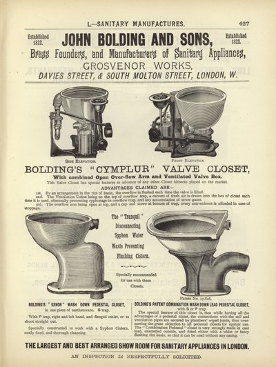 Sida från The Architects, Surveyors and Engineers Compendium 1892 av English School