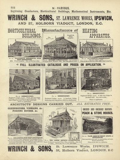 Sida från The Architects, Surveyors and Engineers Compendium 1892 av English School