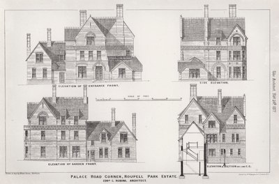 Palace Road Corner, Roupell Park Estate (gravyr) av English School