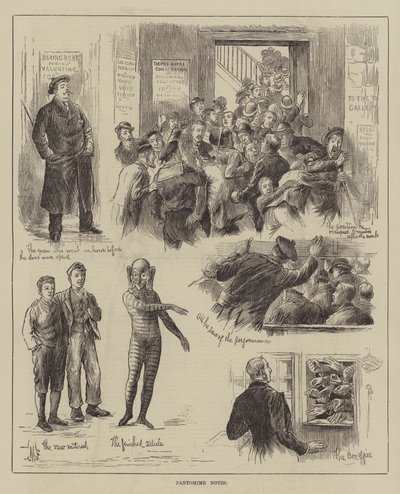 Pantomime Notes (gravyr) av English School