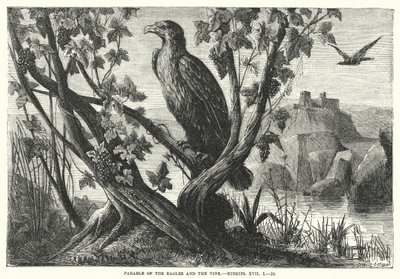 Liknelsen om örnarna och vinrankan, Hesekiel XVII av English School