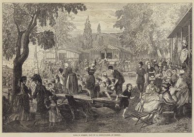 Paris på sommaren, Bain de la Grenouillere, vid Croissy av English School