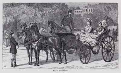 Park Phaeton (gravyr) av English School