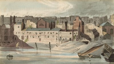 En del av ruinerna av Savojen 1816 av English School