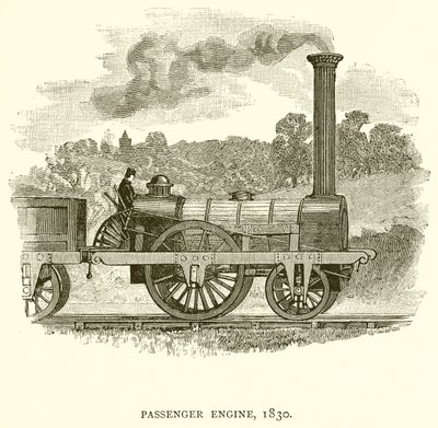 Passagerarmotor, 1830 av English School