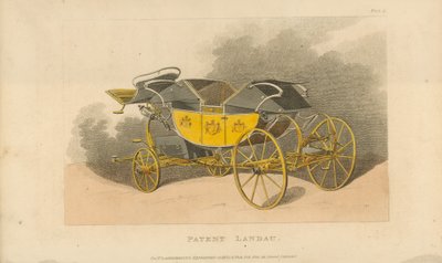 Patent Landau vagn av English School