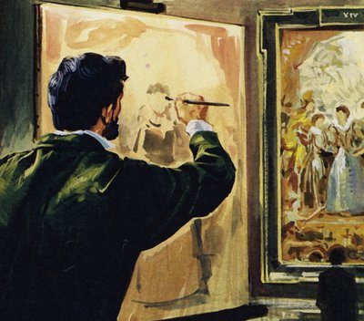 Paul Cezanne studerade och kopierade till och med Rubens verk i Louvren av English School
