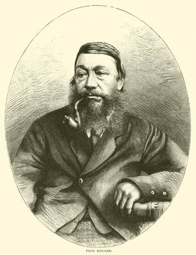 Paul Kruger (gravyr) av English School