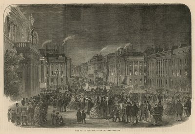 Peace Illuminations i Waterloo Place av English School