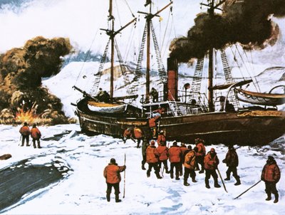 Pearys expedition till Nordpolen av English School