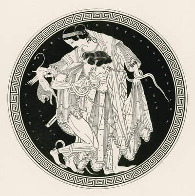 Peleus och Thetis (gravyr) av English School