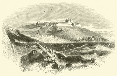 Pendennis slott (gravyr) av English School