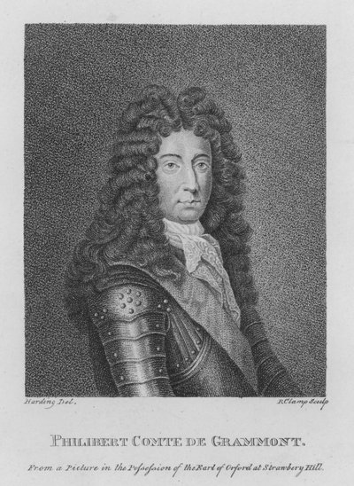 Philibert Comte de Grammont (gravyr) av English School