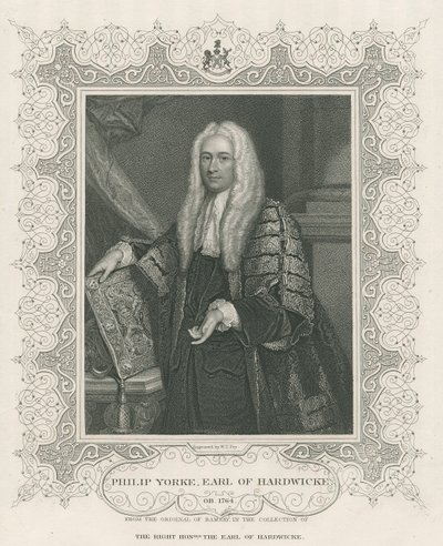 Philip Yorke, 1st Earl of Hardwicke, från "Lodge